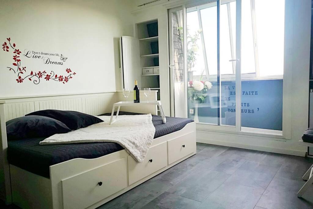 דירות קורסיי-סור-מר Studio Vue Mer 180° A 200 M De La Plage En Normandie +Parking מראה חיצוני תמונה